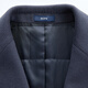 Bonny Woolen Coat Men's Autumn and Winter Warm Wool Cashmere Woolen Coat Men's Business Casual Jacket Gray Blue 175