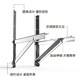 Xin Yingzhi Thickened 1.5P Air Conditioning Bracket Stainless Steel Air Conditioning Outdoor Unit Frame 180KG Load Bearing Haier Kelon Xiaomi Greoux Midea 1.5 HP Universal Air Conditioning Bracket