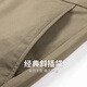 Bailando con el lobo [dp gratis planchado] pantalones casuales de algodón elástica para hombres 2025 verano nuevo negocio color sólido pantalones rectas 4033 khaki 701-verano estilo 36