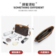 Old man's head bag, women's bag, gift to mother, high-end single shoulder crossbody bag, fashionable and versatile presbyopic small square bag 38 Women's Day gift, coffee color small bag