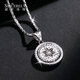 Shengshi Qiyuan pt950 platinum pendant men's platinum necklace men's platinum necklace pendant set of single lucky star pendant rotating lucky star pendant 15-15.3 grams