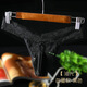 Cojín de hombres para hombres Separa ropa interior grande Tamaño grande más grasa más bala de pistola grande Separación de encaje Sexy Cubierta de huevo Negro [Huevo de encaje] L TANGO COMPLETO 115-145JIN [Jin equivale a 0.5 kg]