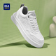 Hailan Home Hla Herrenschuhe vielseitig einfache weiße Schuhe Herren bequeme Freizeitschuhe Herren Vatertag Geschenk E232 White 42
