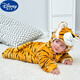 Disney (Disney) baby thermal jumpsuit thickened baby hoodie plus velvet outing clothing cartoon crawler with foot padded clothes for autumn and winter Elf winter style plus velvet and thickening-covers hands and feet Size 59 recommended for newborns