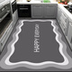 Dongyunlu 2024 new kitchen floor mat silicone bottom kitchen special floor mat absorbs water, oil, and non-slip No. 13 60*90 cm