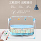 创京懿选摇摇床婴儿ppimi婴儿床电摇篮床多功能可折叠摇摇床宝宝睡觉生儿 蓝牙版粉(枕头+蚊帐+床垫+c