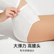 Manxi (EMXEE) disposable high-waist underwear, pure cotton, daily disposable, large size, no-wash, pregnant women, traveling, business trip, menstrual period, 16 pieces XXL