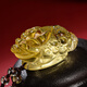 Baoxinfanrui BOSFRU natural citrine golden toad pendant three-legged toad pendant to attract wealth and year of life jewelry for men and women body necklace gift