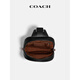COACHCOACH/Coach men's chest bag travel bag stylish casual shoulder crossbody backpack mini black presbyopic CL412 QBMI5