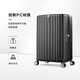 Samsonite Luggage 20-inch Trolley Case Fashionable Vertical Stripe Travel Bag Black GU9 Password Carry-on Case