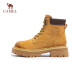 Camel (Camel) [Gobi] Big Boot Boots Big Yellow Boots Autumn Outumn Women's Retro Trendy Outdoor Fashion versátil Martin Boots L23W076036 OCre 37