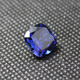 Fat Donglai quality tanzanite loose stone flawless pure heart of the ocean full azure blue tanzanite sapphire fat square (12X12mm)
