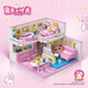 
2024 new girl series house villa building blocks compatible with Lego Princess Castle girls puzzle assembly Double floor-Wangwang Apartment 1048 pellets