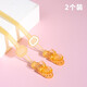 Yoshida Hisamori baby chain tooth chewing gum anti-chain lanyard baby toy strap anti-lost clip nano silicone anti-chain 2 pieces