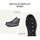Zero Men's Shoes Casual Leather Shoes New Men's Genuine Leather Soft-soled Business Casual Shoes for Men Black 42