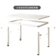 Wooden bottle thickened computer desk bedroom home simple student writing desk study desk rental room office small table thick round table legs 80*40*74cm