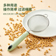 WORTHBUY stainless steel colander, ultra-fine mesh baby food supplement, baby soy milk filter, sieve spoon, household kitchen juice flour sieve, filter spoon 60 mesh (diameter 10cm) recommended