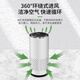 KUANJU car air purifier, negative ion formaldehyde removal and odor removal in the car, formaldehyde removal and odor removal, small household car air purifier, black, rechargeable model (built-in battery)