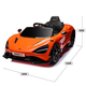 Rovip McLaren authorized children's electric car four-wheel car baby sports car boys and girls remote control toys can sit on gifts