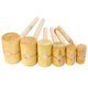 Lianeng wood hammer solid wood hammer round head small wooden hammer mallet hard wood hammer wooden stick hammer back small diameter 30-35mm