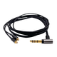 Earmax 4,4mm Balance Cable Sony N5005 N30 N40 N1AP Z5 SE846 XBA-N1AP N3BP SE535 Kopfhörerkabel N5005 Schwarzes einzelnes No-Hang/4,4-mm-Balancekabel