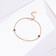 Chao Acer 18K gold rose gold bracelet girl birthday gift little lucky SCK30003184 about 16 to 17cm