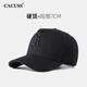 CACUSS hat men's all-season large head circumference high-top baseball cap mountaineering casual peaked cap outdoor sunshade sun hat black large