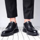 PULIWEI Cuir Chaussures Men 2024 AUTOMNE NOUVELLES chaussures de commerce Chaussures en cuir formelles Chaussures en cuir de vaches pour hommes