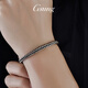 GsunG Platinum Dazzling Black Gold Bracelet Men's PT950 New Fashion Simple Platinum Bracelet for Men and Women Chopard Cuban Chain Priced by Gram, Contact Customer Service for Gold Price before Buying