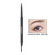 Double-headed automatic rotating eyebrow pencil, waterproof, sweat-proof, long-lasting and non-removable, beginner's eyebrow pencil, double-headed eyebrow pencil, dark coffee 1 piece