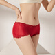SIHUANG ABATURA DE SEDA MEDIA MEDIA PARA MUJERES 100% MULBRY SCALT SEXY BOXER BOXER SHORTS FIN LAN TAMAÑO VINO ROJO 3883+ Dark Black 3884 2XL