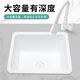 Laboratory laboratory pp high-density acid and alkali resistant sink pool basin send water sink table hand washing water bucket table medium size water