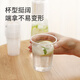 Meiya disposable cups plastic cups 320ml*100 thick transparent beverage cups small household