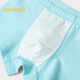 Balabala boys' boxer briefs children's boxer shorts children's elastic skin-friendly non-clamping PP four-pack green tone 00444- 4 pairs 130