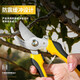 Deli fruit tree scissors, pruning scissors, garden flower scissors, gardening flowers and trees, branch pruning, thick branch pruning shears, labor-saving scissors, 8-inch stainless steel blade, can cut 15mm wet branches, pruning shears