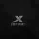 XTEP Sports Jacket Men's Spring and Autumn New Loose Sweatshirt Fitness Casual Wear Top Men's Stand Collar Jacket Cardigan Regular Style Black L/175