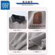 Sétero de cuello de camisa judía El otoño de otoño e invierno de otoño masculino más terciopelo engrosado suéter de dos piezas de dos piezas Séter interno suelto interno 10532/R9901 M White Plus Velvet L Aproximadamente 110-125 Jin [Jin equivale a 0.5 kg]