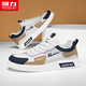 Pull back official men's shoes autumn and winter new shoes men's sneakers men's trendy sports shoes for men beige gray khaki blue 42