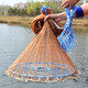 Ximei American Frisbee hand-thrown net, cast net to catch fish, automatic easy-throw fishing net, fishing gear, rotating net, tire line, fishing net, wire mesh, Frisbee hand-thrown net, tire line-540