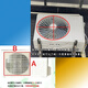 Suitable for air conditioner outdoor unit bracket windshield, wind guide hood to change the wind direction, water tray diversion, anti-direct blowing louvers, 600*600 wind guide plate, spray-coated galvanized steel plate