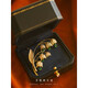 QUAMER gold store lily of the valley flower retro small fragrance style high-end women's brooch temperament sweater coat suit corsage brooch