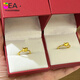 Jea.Pie 18k yellow l gold ring gold hello kitty gold 999 Hello Kitty KT ring as a birthday gift for girlfriend Gold KT ring (remark finger circumference)