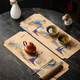 MATTE MAISA tea towel tea cup tea mat Chinese tablecloth pot absorbent tea towel pad cotton rag tea set light luxury cover cloth tea cloth suede absorbent-lace tea towel-Zuo Qianli