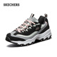 Skechers women's shoes milk tea panda shoes retro all-match dad shoes spring thick sole heightening casual shoes comfortable soft sole sneakers
