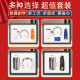AMEI-Geschenkabschlussgeschenke für Lehrer Souvenirs Souvenirs Praktische Business Company Team Building Geschenkanpassung für Mitarbeiter High-End Blue 316 Thermos Cup + Massager + Umbrella 450 ml