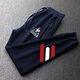 Le coq sportif French big cock casual sports pants for men in spring, autumn and winter new fashion versatile running leggings long pants Navy blue non-velvet leggings sweatpants red and white three stripes L size recommended 120-140Jin Jin equals 0.5 kg