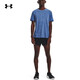 
Under Armor (UNDERARMOUR) official short-sleeved men's spring and summer Seamless fitness training suit breathable running half-sleeved sports T-shirt men's clothing 692 blue-63% nylon 37% polyester fiber L