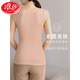 LangSha (LangSha) shapewear upper body bra-free tummy control waist vest body shaping underwear shaping warm corset top for women Skin color L (weight 121-140Jin Jin equals 0.5 kg)