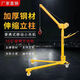 Mobile portable small crane foldable hand crane electric household vehicle-mounted crane micro lifting hoist 300 kg (hand crank upgraded thickened front and back)