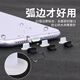 Mu Nian is suitable for Apple 14 mobile phone charging port dustproof plug tail plug dustproof plug 8plus interface 11 power plug headphone hole plug iPhone13 dustproof plug frosted through 10 pieces + storage box + cleaning brush 3D